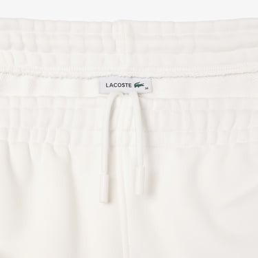  Lacoste Embroidered Kadın Beyaz Eşofman Altı