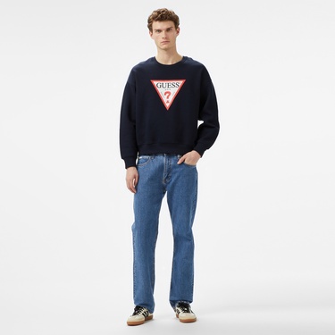  Guess Erkek Lacivert Sweatshirt