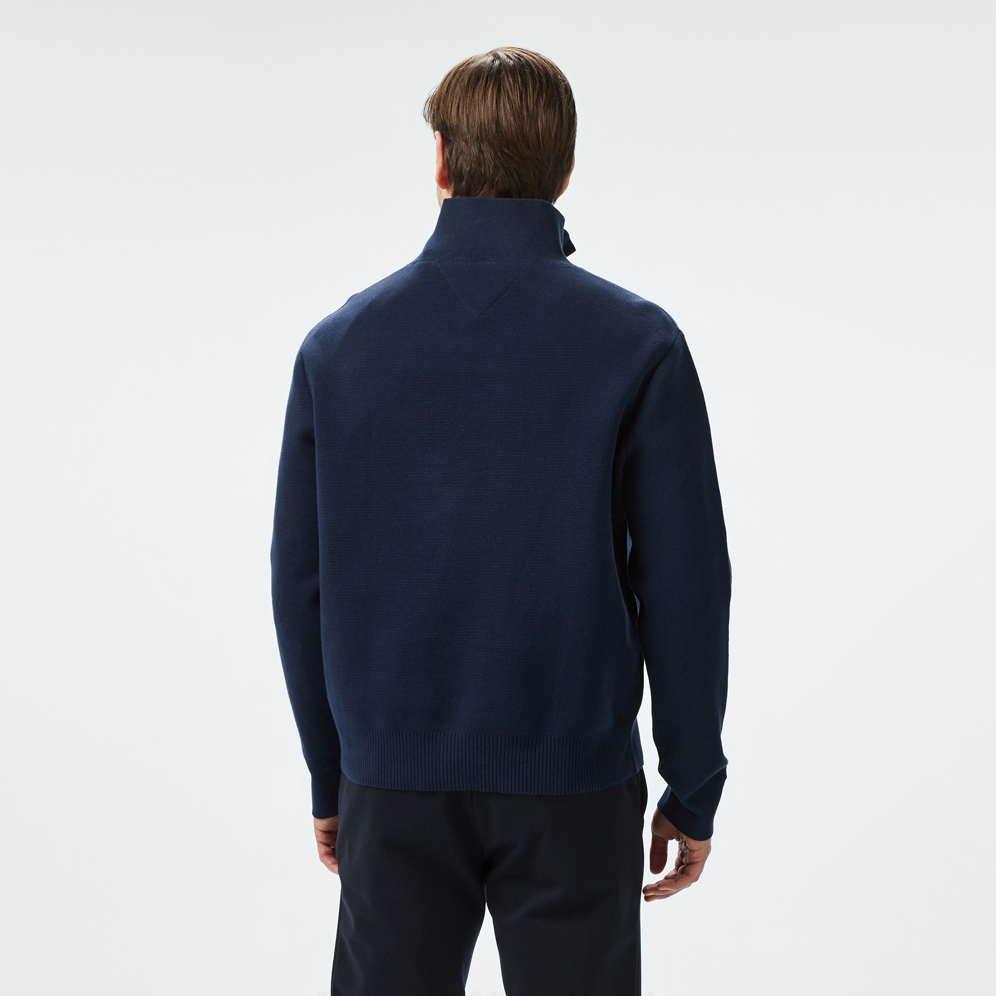 Tommy Jeans Erkek Mavi Triko