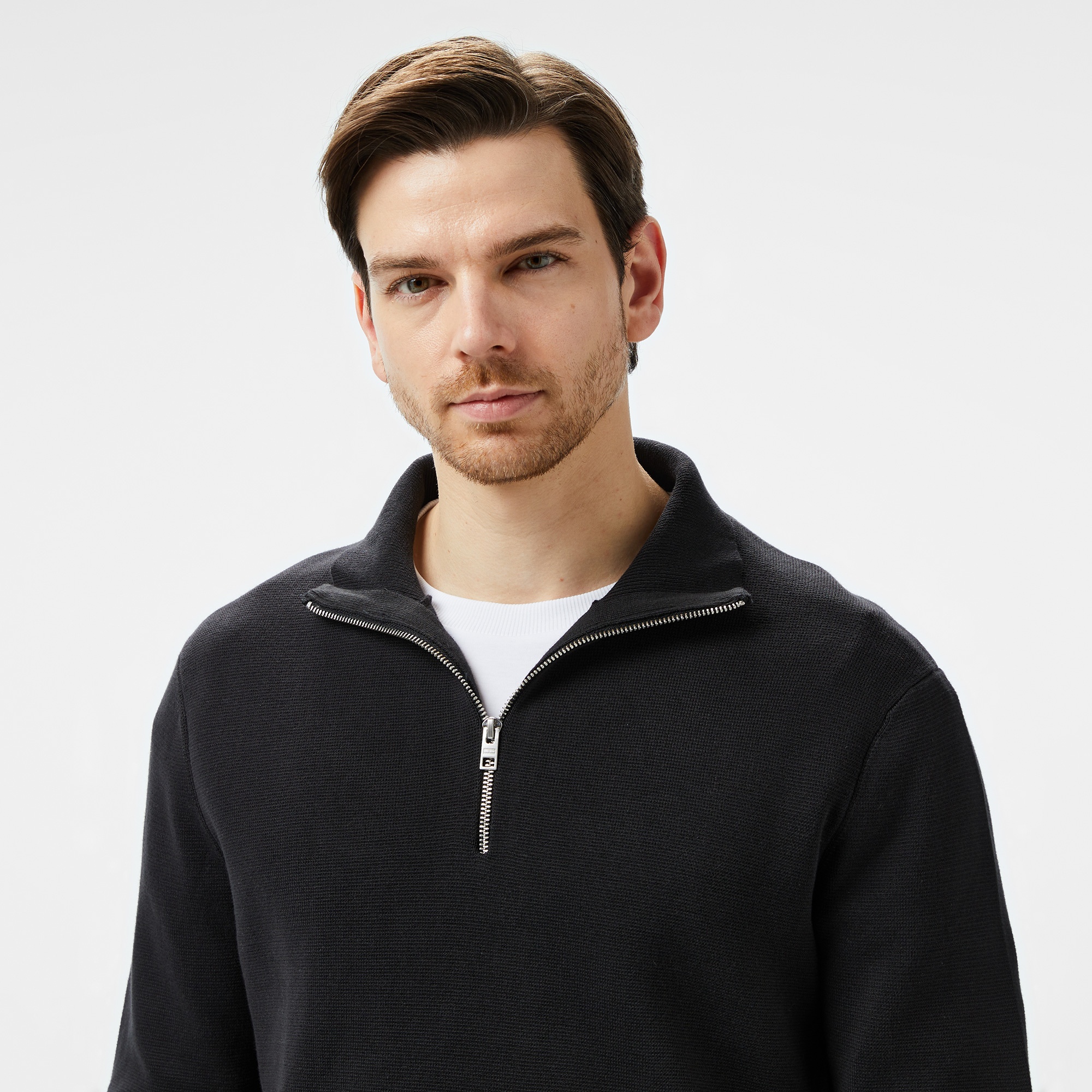 Tommy Jeans Erkek Siyah Triko