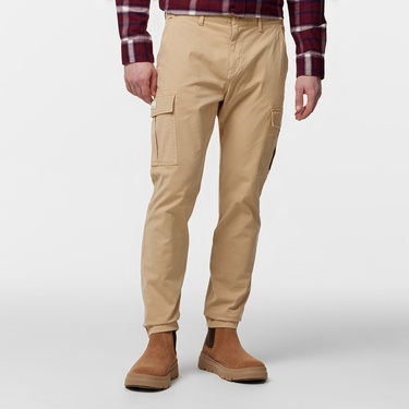  Tommy Jeans Erkek Bej Pantolon