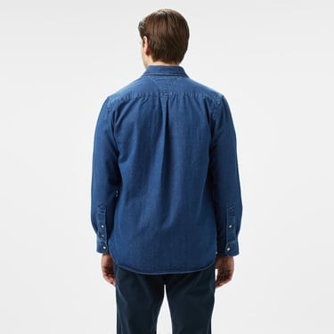  Tommy Hilfiger Erkek Mavi Gömlek