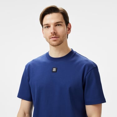 Hugo Dalile Erkek Mavi T-Shirt
