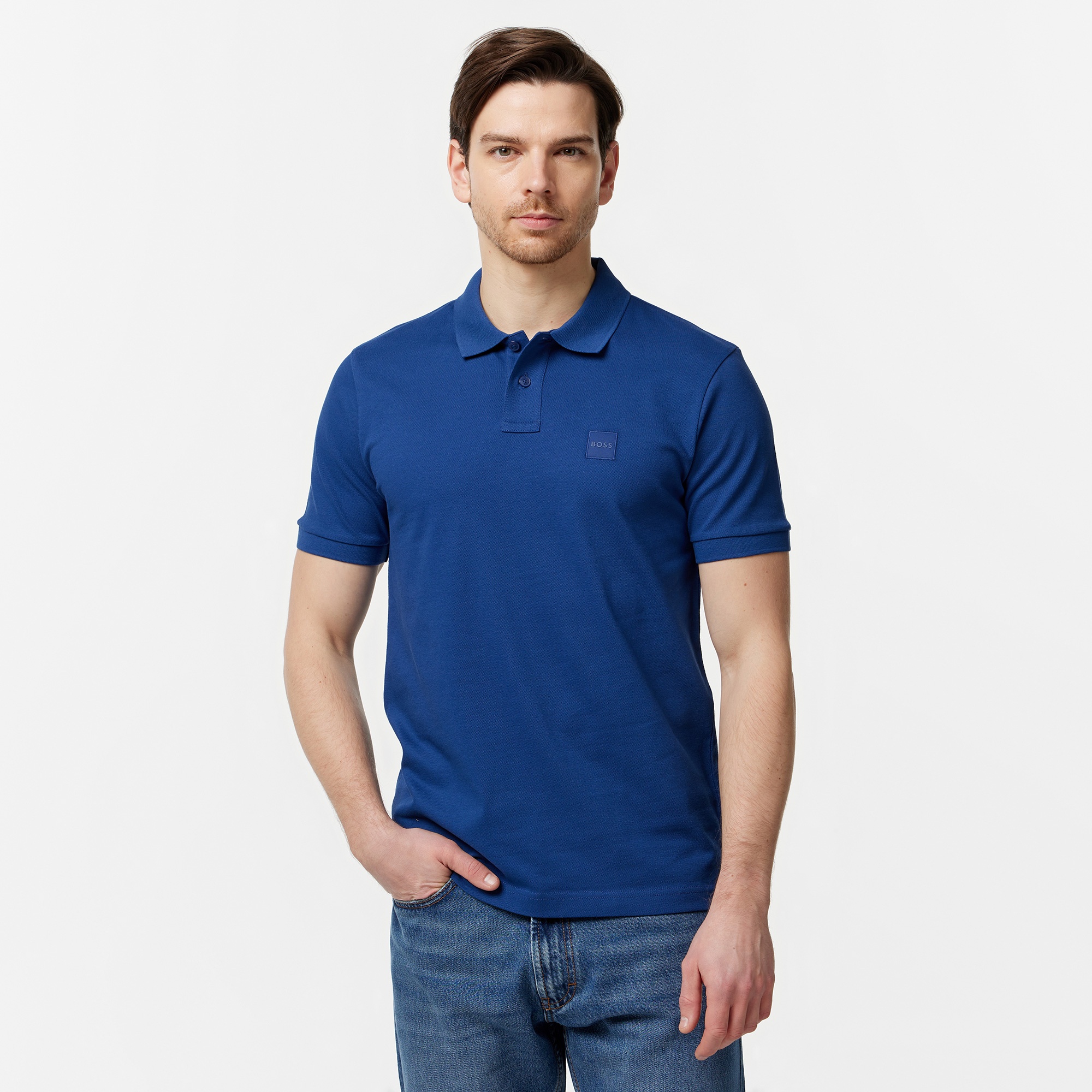 Boss Passenger Erkek Mavi Polo
