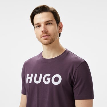  Hugo Dulivio Erkek Mor T-Shirt
