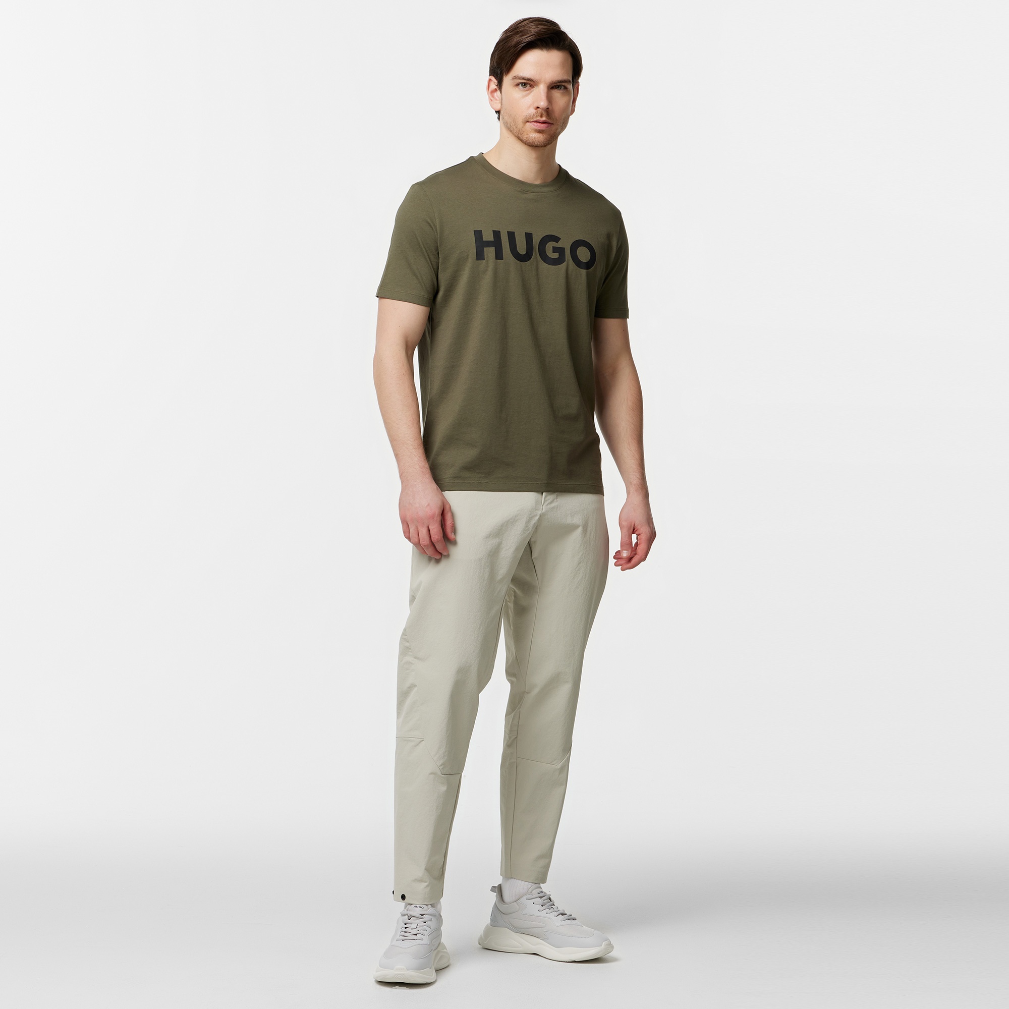 Hugo Dulivio Erkek Bej T-Shirt