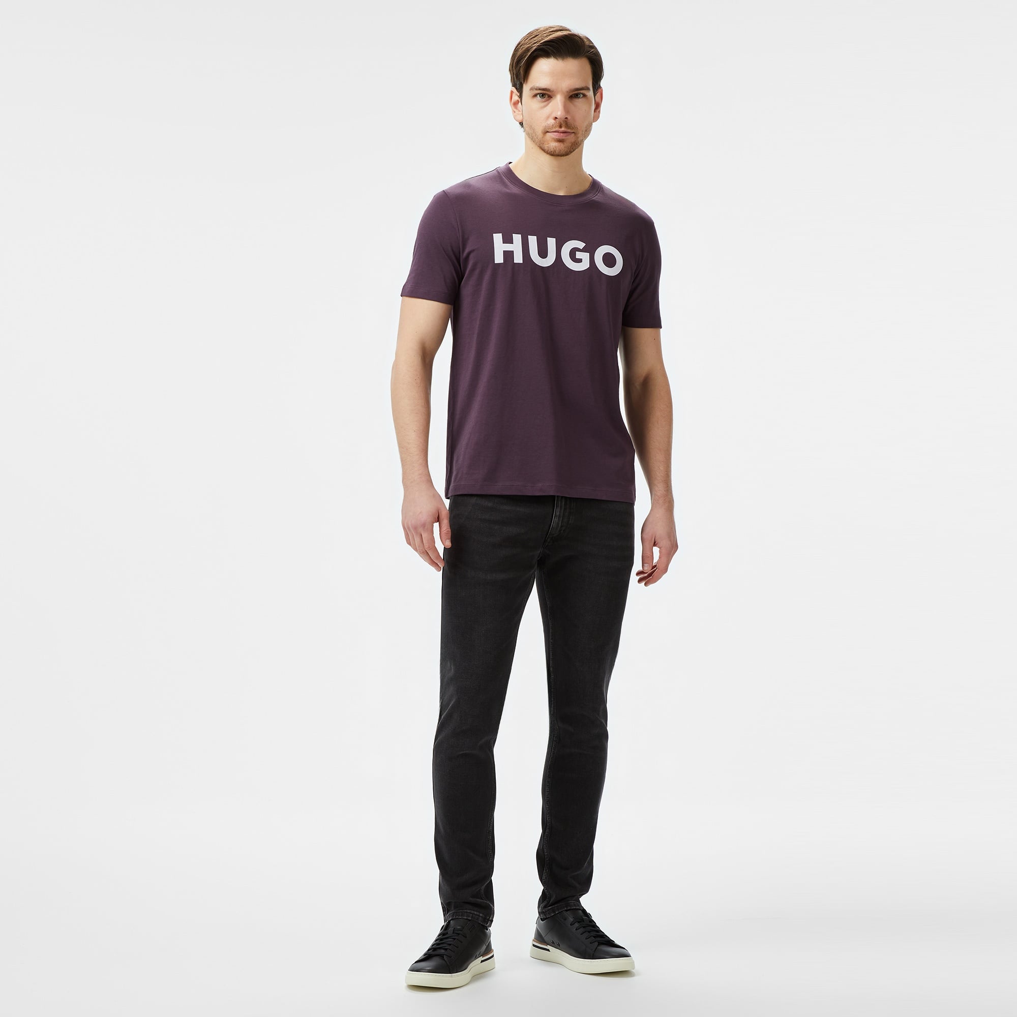 Hugo Dulivio Erkek Mor T-Shirt