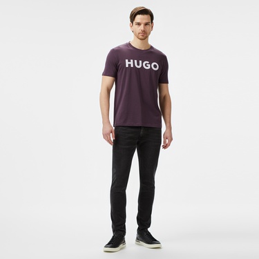  Hugo Dulivio Erkek Mor T-Shirt