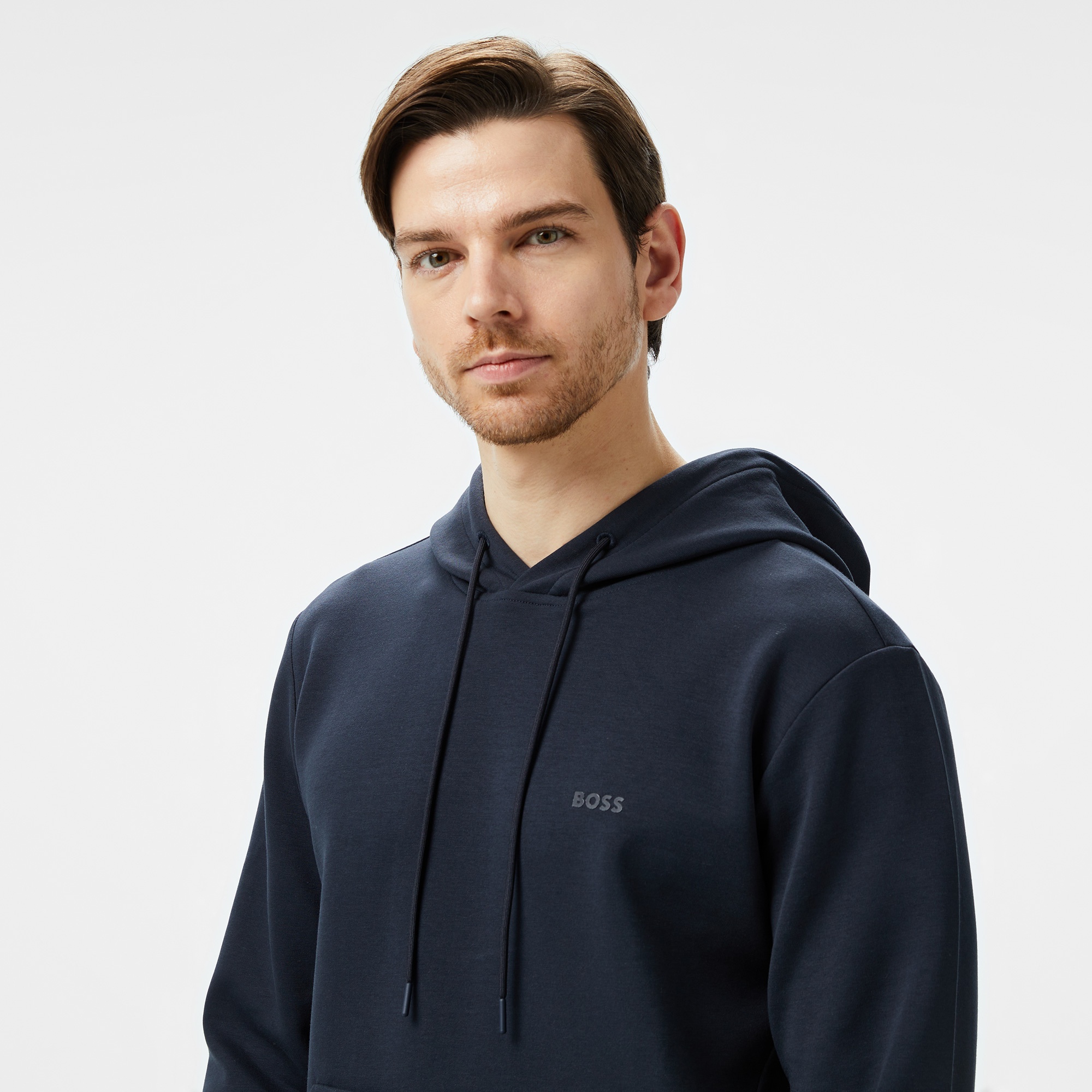 Boss Erkek Mavi Sweatshirt