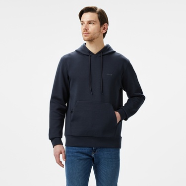  Boss Erkek Mavi Sweatshirt
