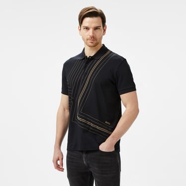  Boss Erkek Siyah Polo