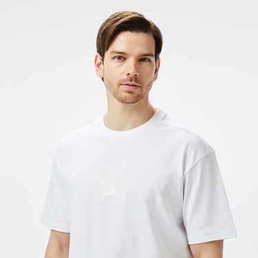  Boss Erkek Beyaz T-Shirt