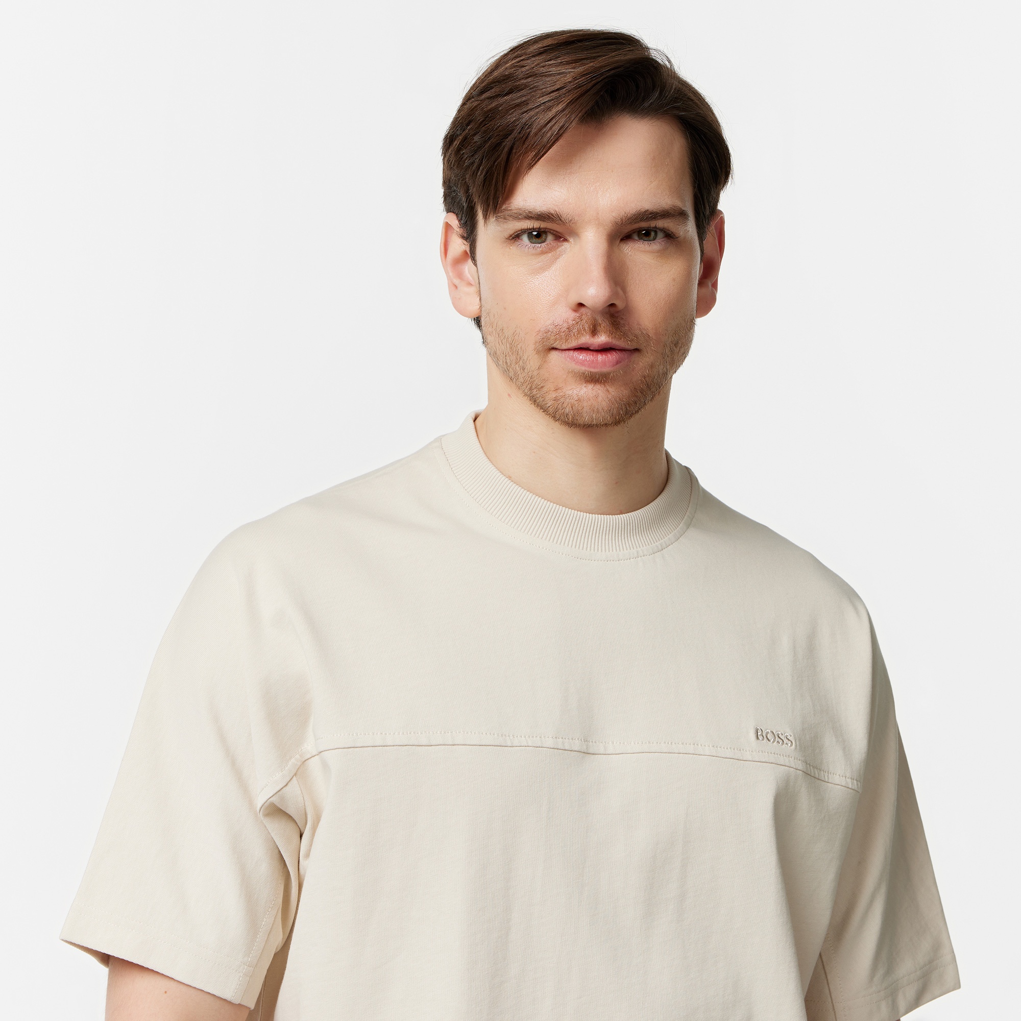 Boss Erkek Beyaz T-Shirt