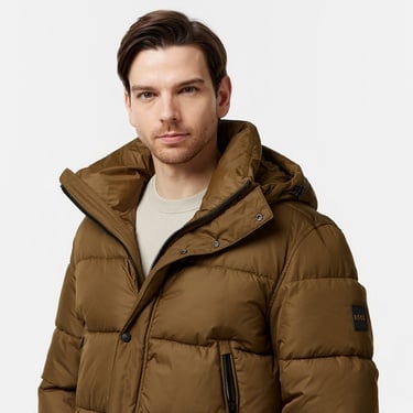  Boss Erkek Kahverengi Mont
