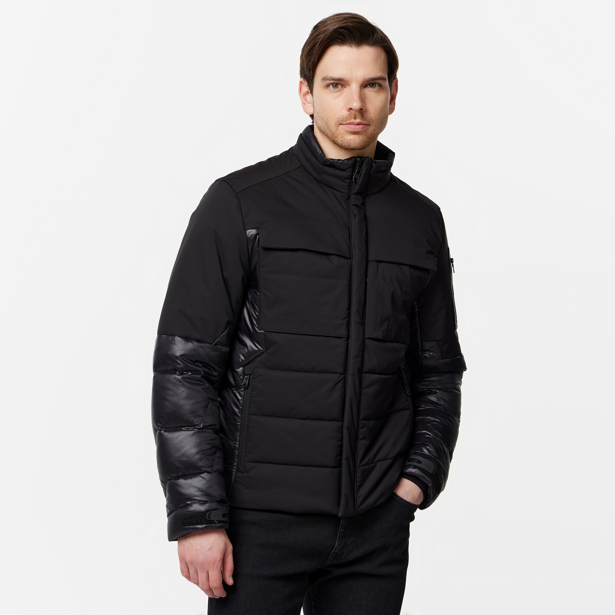 Boss Erkek Siyah Mont