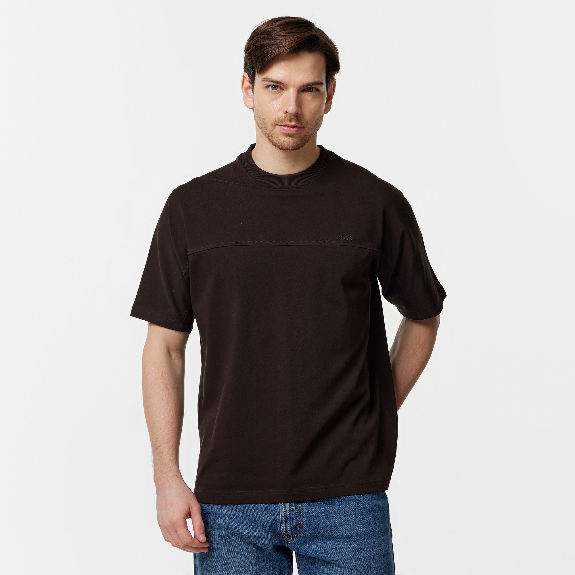 Boss Erkek Kahverengi T-Shirt