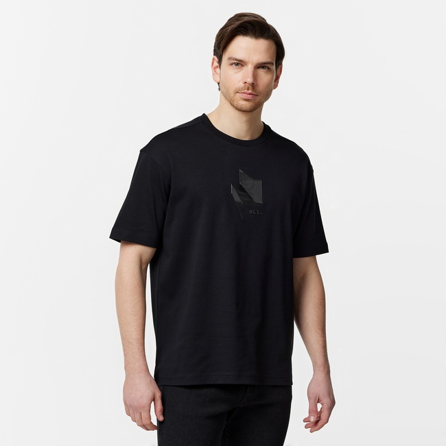  Boss Erkek Siyah T-Shirt