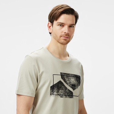  Boss Erkek Bej T-Shirt