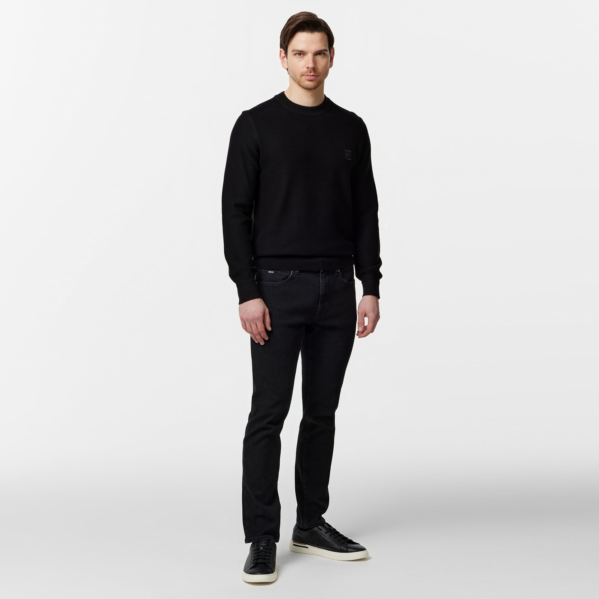 Boss Erkek Siyah Kazak