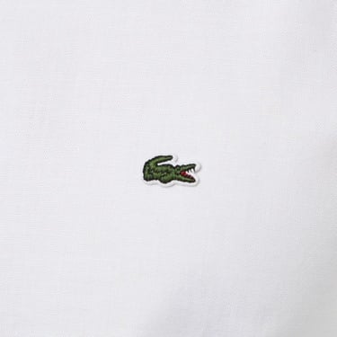  Lacoste Erkek Slim Fit Düğmeli Yaka Beyaz Gömlek