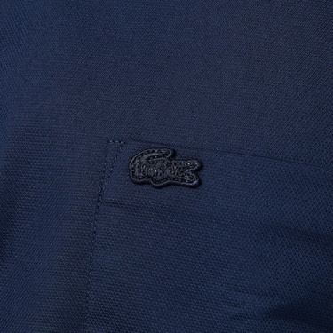  Lacoste Erkek Regular Fit Düğmeli Yaka Lacivert Gömlek