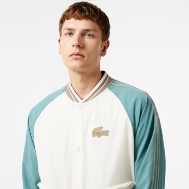  Lacoste x House of SuperStep Erkek Beyaz/Krem Ceket