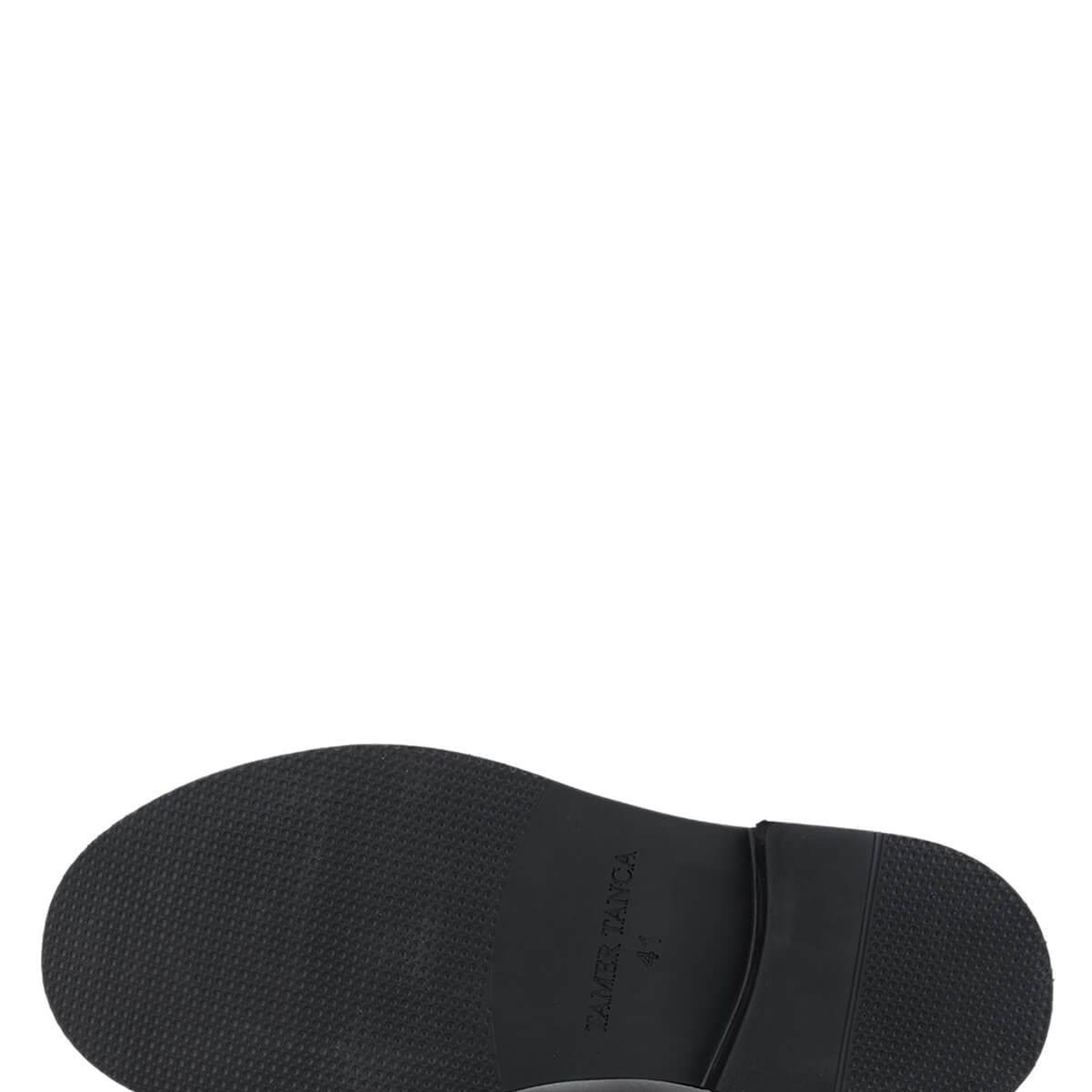 Tamer Tanca Erkek Hakiki Deri Siyah Açma Casual Ayakkabı