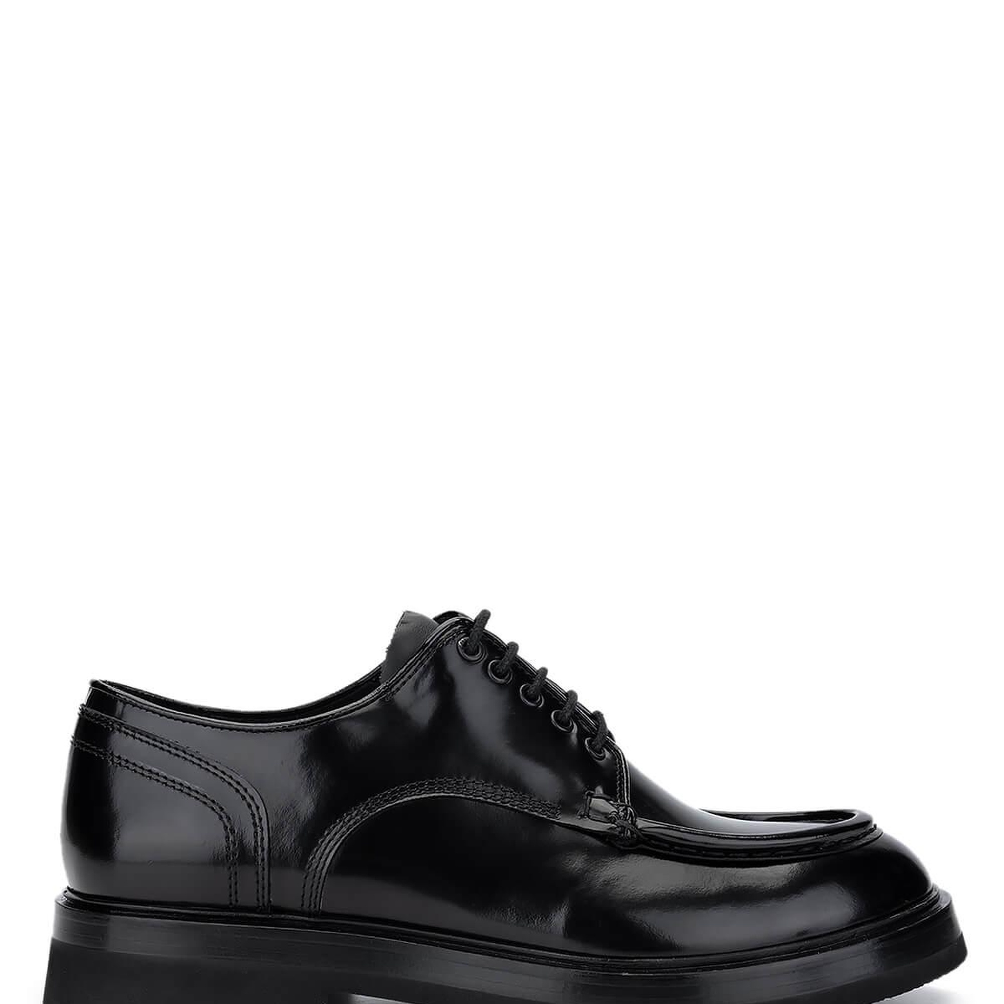 Tamer Tanca Erkek Hakiki Deri Siyah Açma Casual Ayakkabı