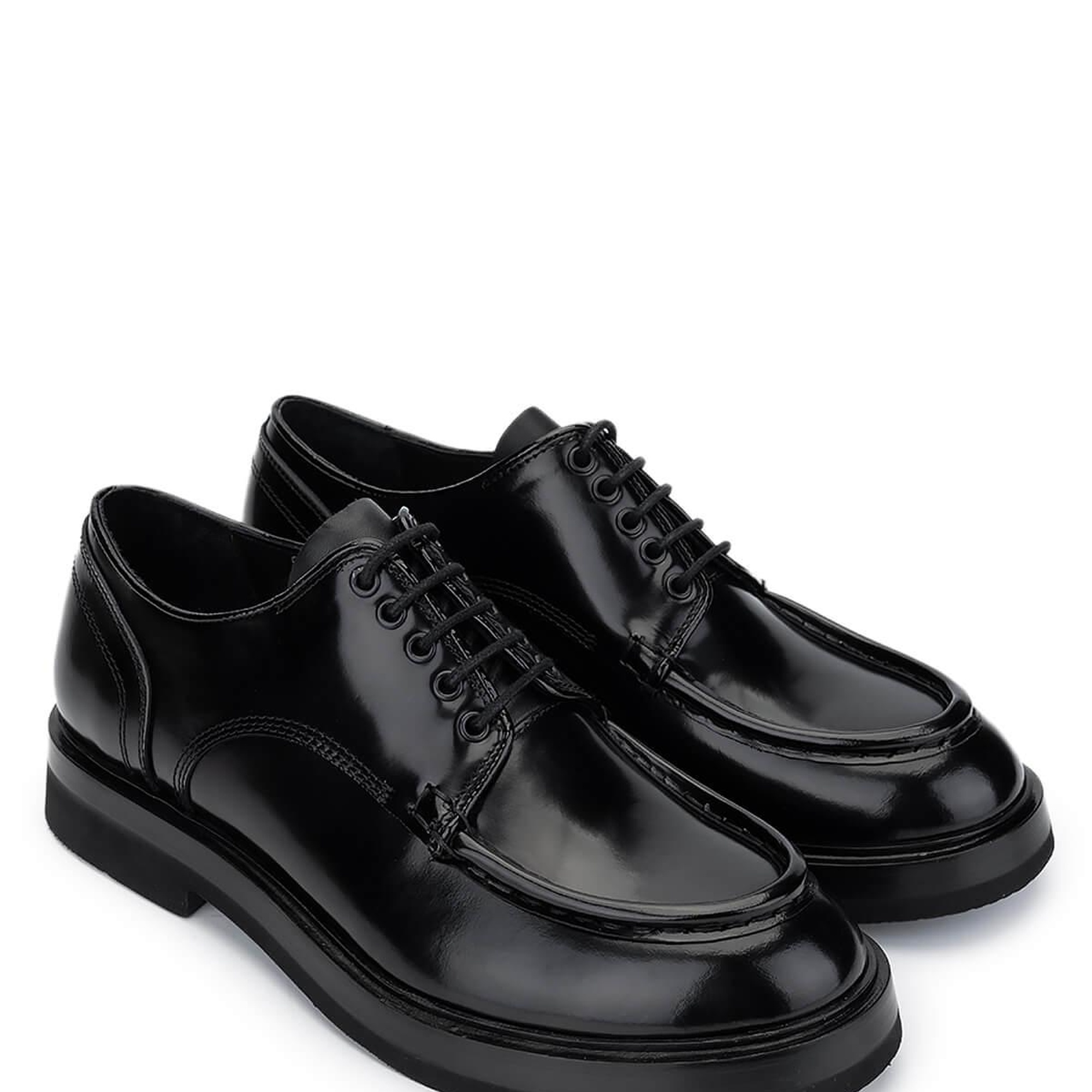 Tamer Tanca Erkek Hakiki Deri Siyah Açma Casual Ayakkabı