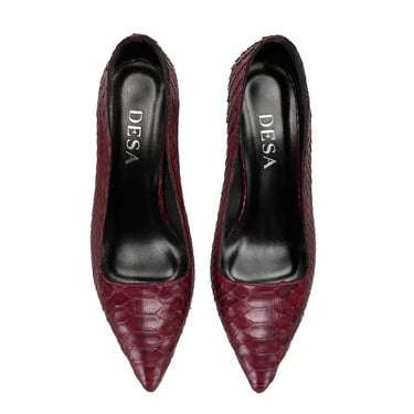  Lillian Bordo Kadın Klasik Ayakkabı