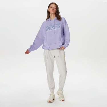  Skechers Lw Fleece Jogger Kadın Gri Günlük Eşofman Altı