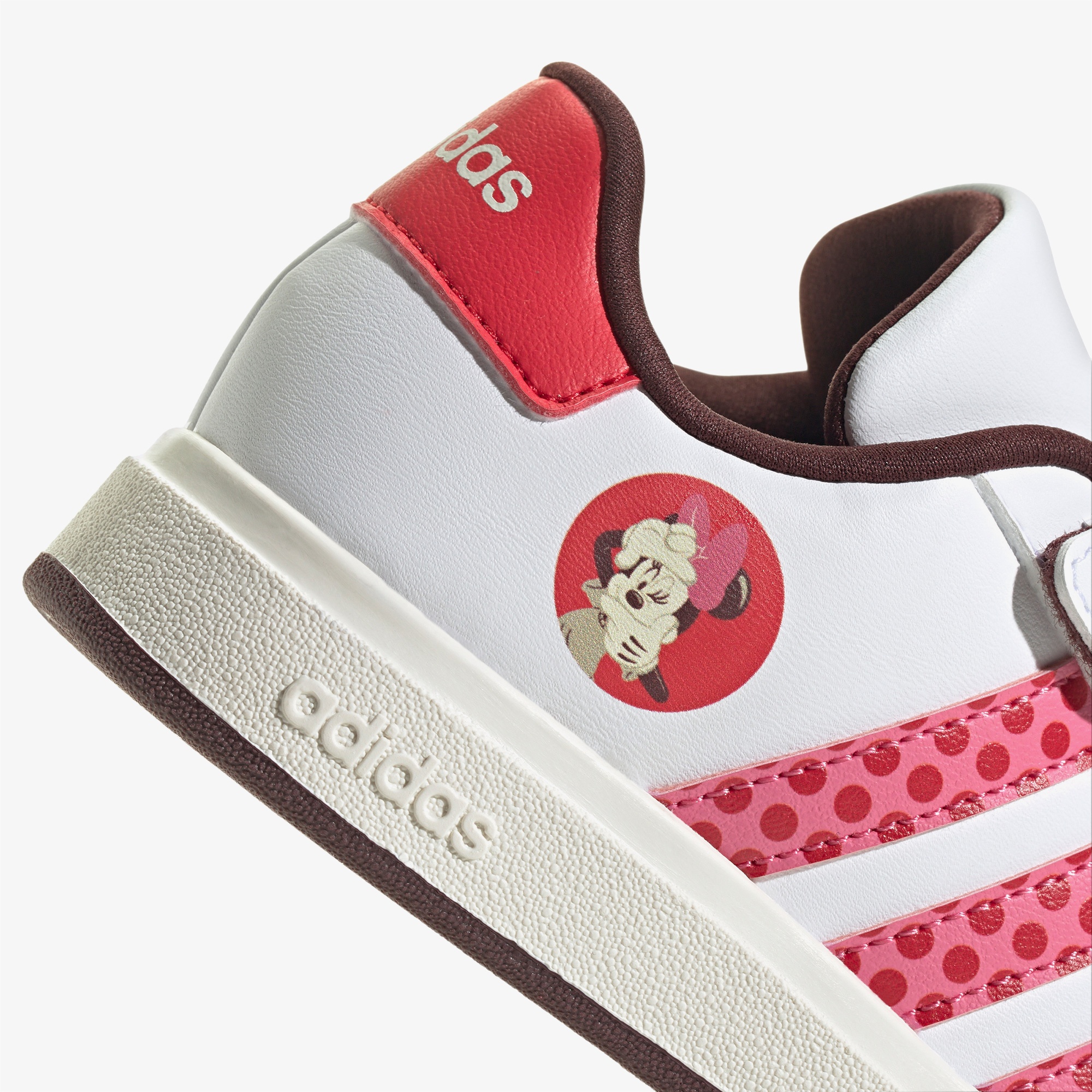 adidas Disney Minnie Mouse Grand Court 2.0 Çocuk Beyaz Günlük Spor Ayakkabı