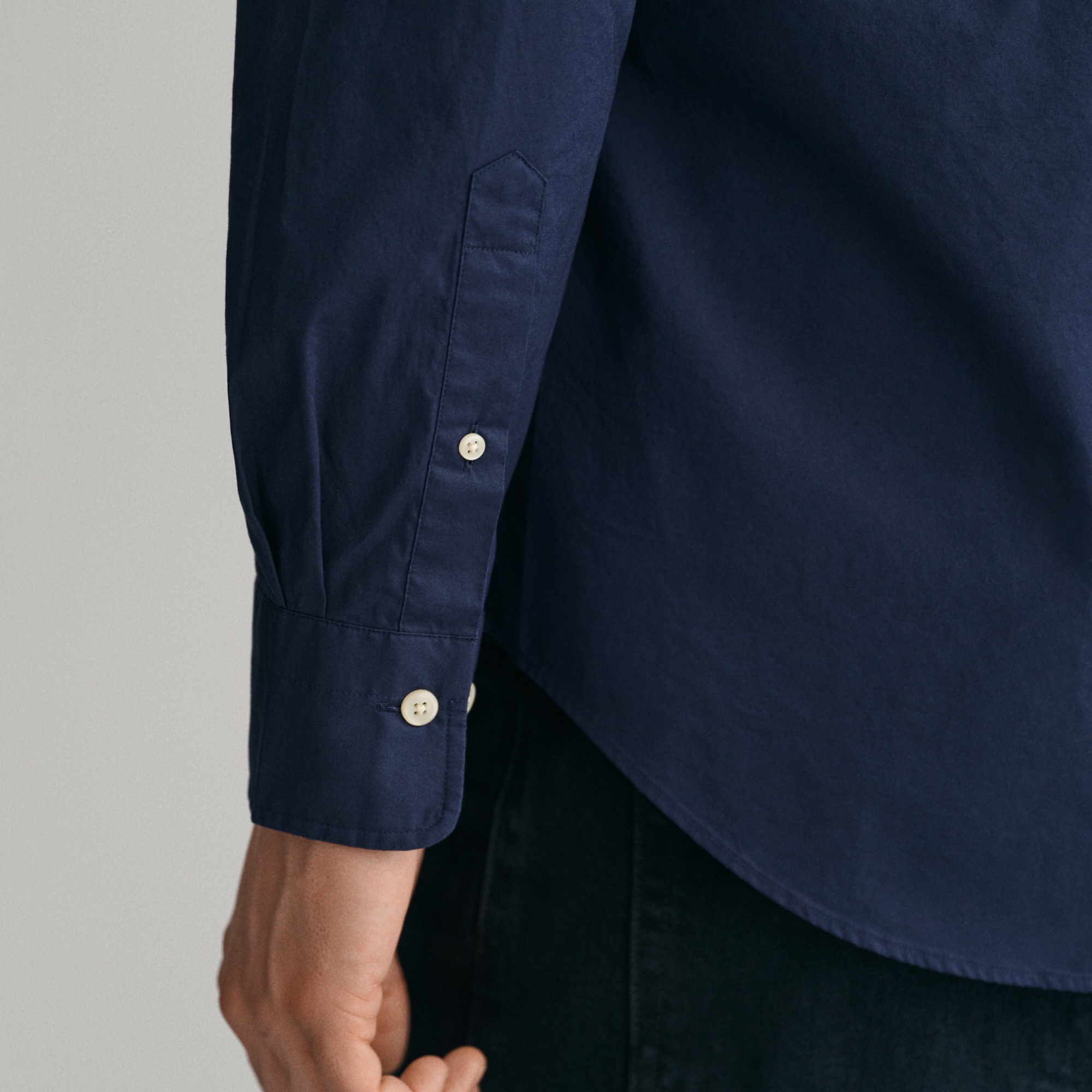 GANT Erkek Lacivert Regular Fit Gömlek