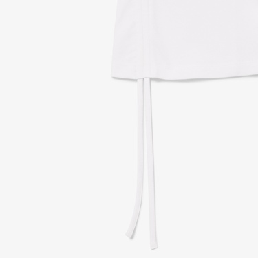  Kadın Slim Fit Beyaz Polo