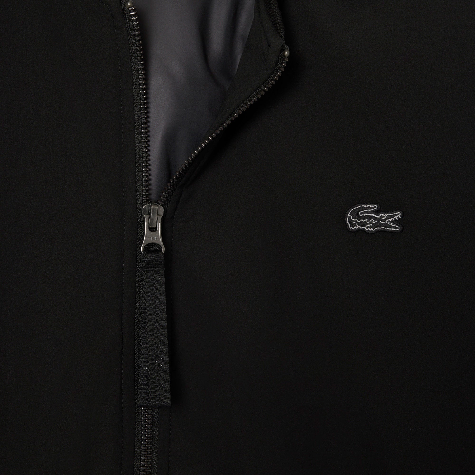 Lacoste Erkek Hakim Yaka Siyah Bomber Ceket