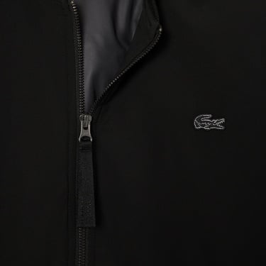  Lacoste Erkek Hakim Yaka Siyah Bomber Ceket