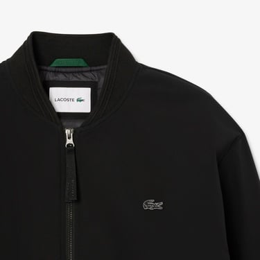  Lacoste Erkek Hakim Yaka Siyah Bomber Ceket