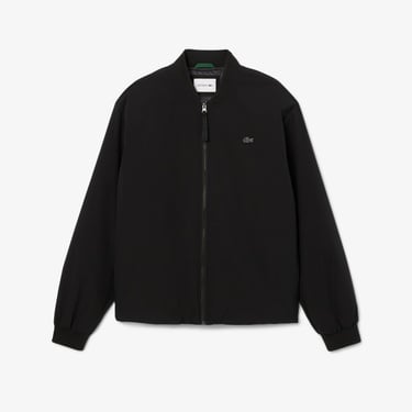  Lacoste Erkek Hakim Yaka Siyah Bomber Ceket
