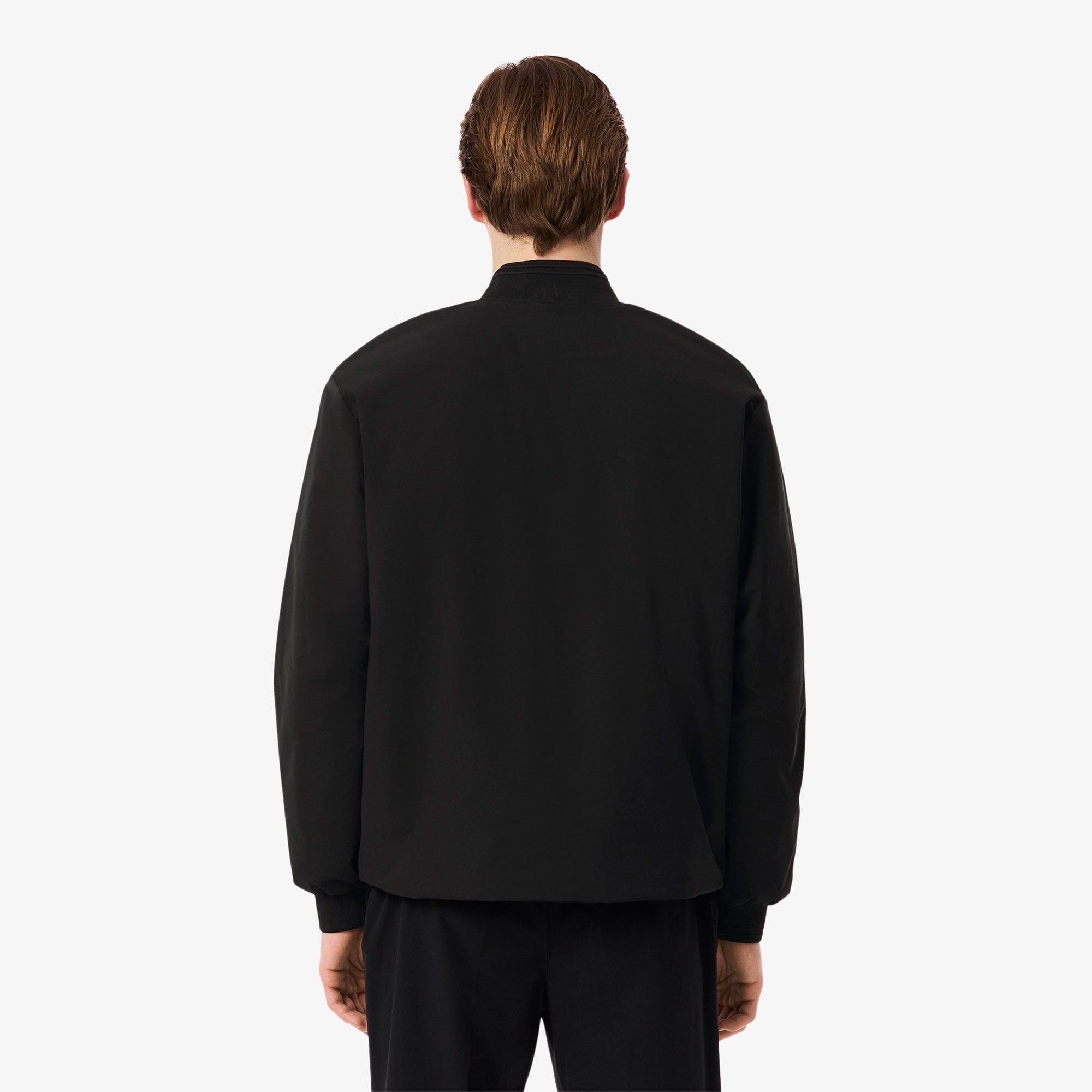 Lacoste Erkek Hakim Yaka Siyah Bomber Ceket