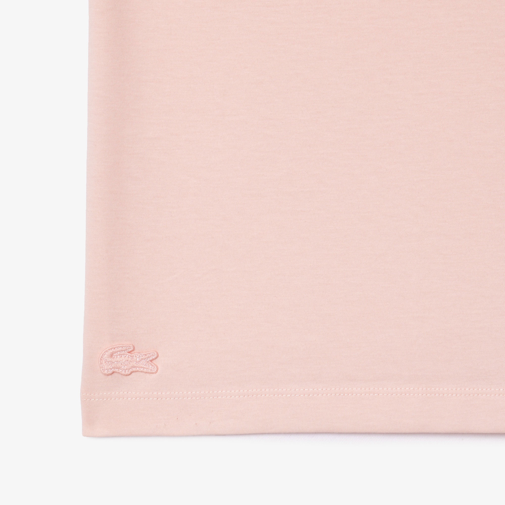 Erkek Relaxed Fit Kısa Kollu Bisiklet Yaka Pembe Pijama Üstü