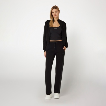  Guess Brenda Scubaaight Kadın Siyah Eşofman Altı