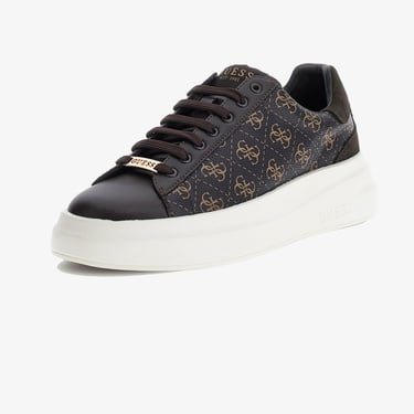  Guess Elba Logo Erkek Kahverengi Sneaker