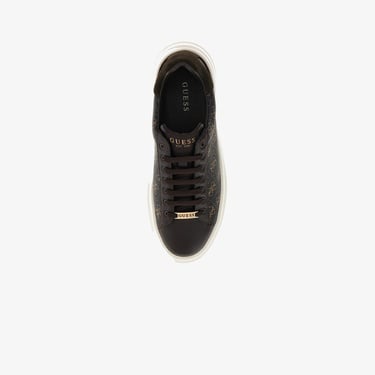  Guess Elba Logo Erkek Kahverengi Sneaker
