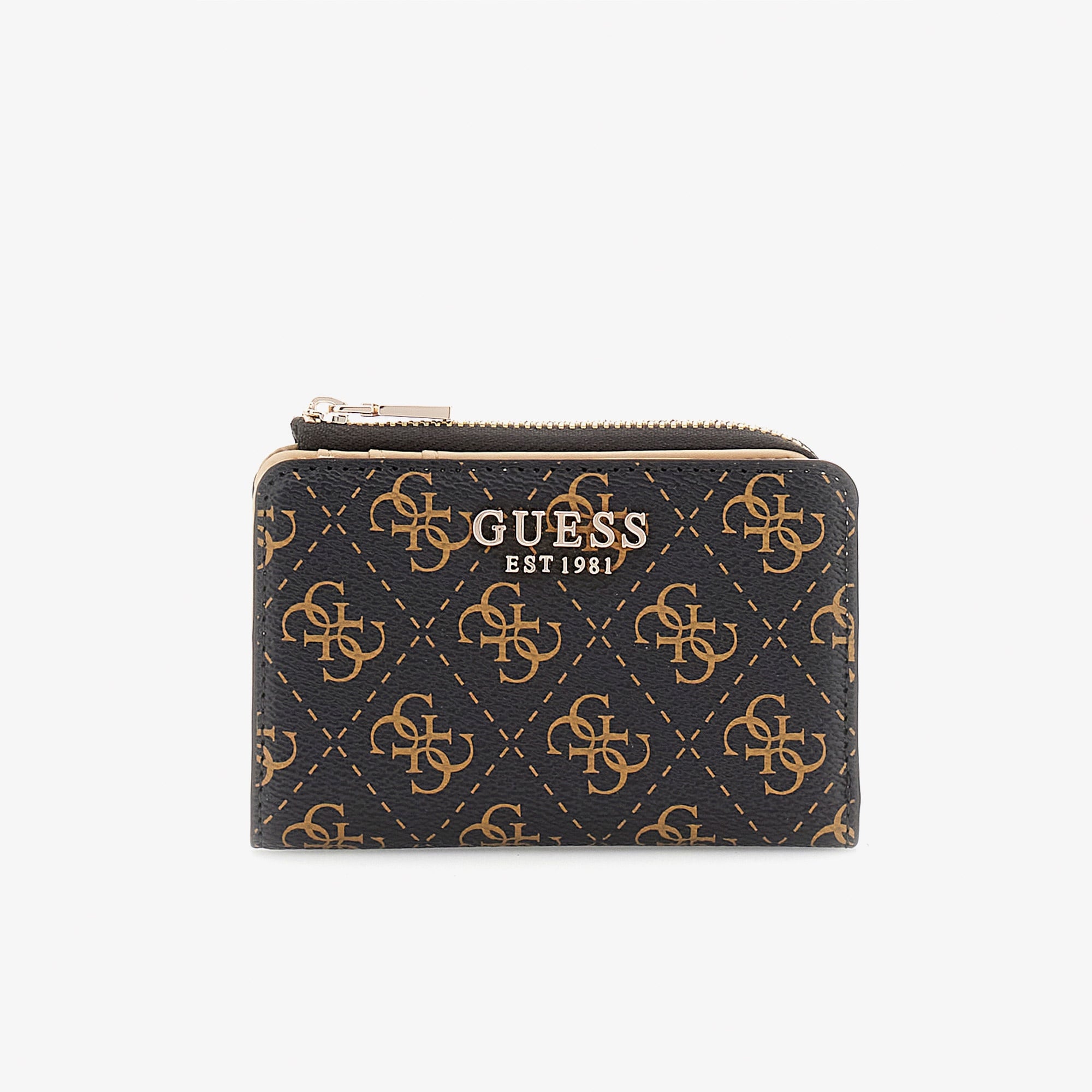 Guess Laurel Phone Cro Laurel Zip Arnd Case Kadın Kahverengi Cüzdan