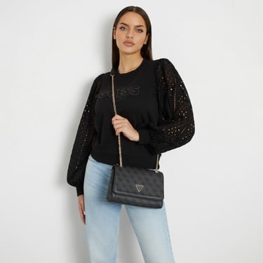  Guess Noelle Girlfriend 76210 Kadın Antrasit El Çantası