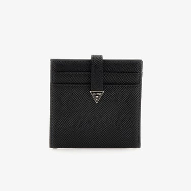  Guess Laurel & Laurel Tab Case Kadın Siyah Kartlık