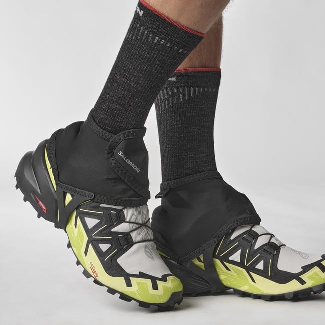  Salomon Trail Gaiters Low Unisex Siyah Tozluk