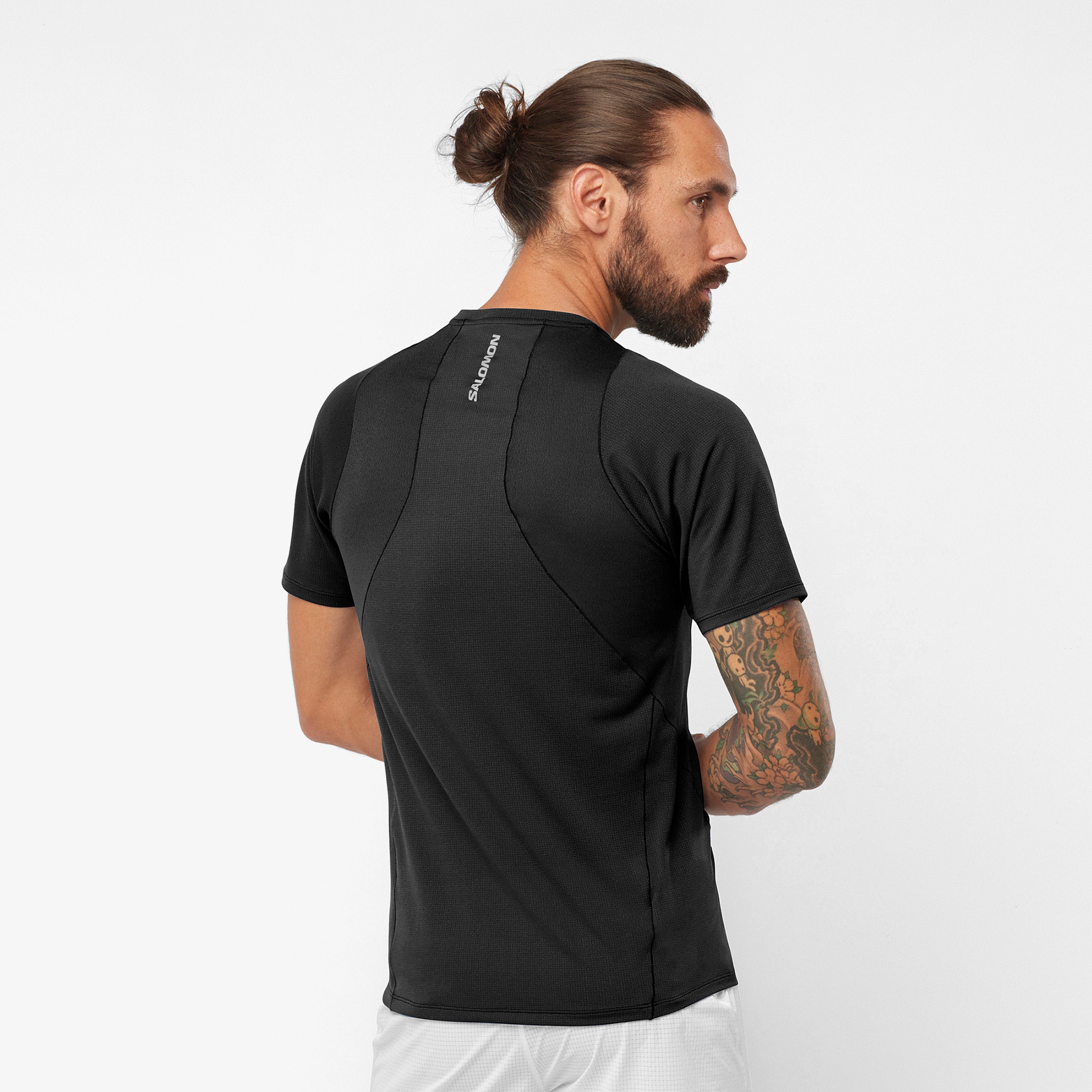 Salomon Sense Aero Erkek Siyah Koşu T-Shirt
