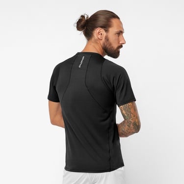  Salomon Sense Aero Erkek Siyah Koşu T-Shirt