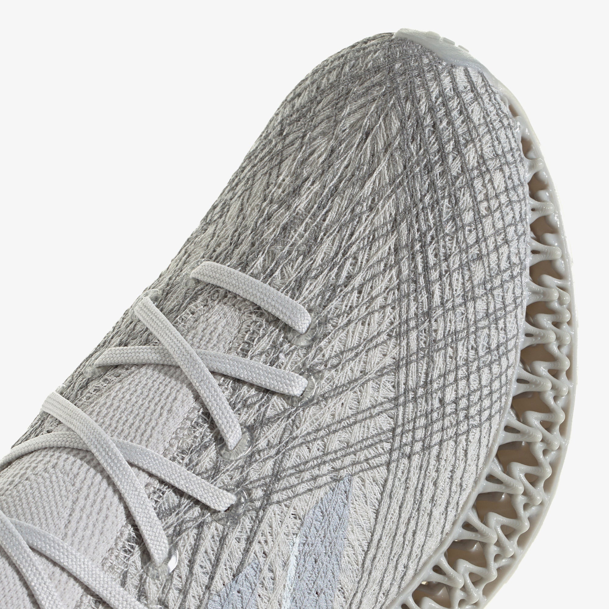 adidas 4Dfwd X Strung Erkek Gri Koşu Ayakkabısı